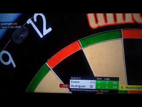 2019 World Championship | Evans - R.Rodriguez - Matchdarts | Round 1