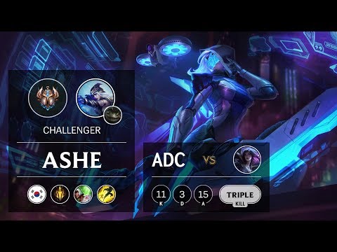 Ashe ADC vs Kai'Sa - KR Challenger Patch 9.19