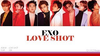 Download lagu EXO 엑소 'Love Shot'  lyrics color coded [Han/Rom] mp3