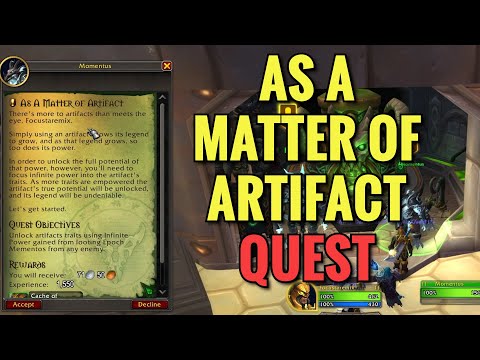 As A Matter Of Artifact Quest (WoW TWW, Legion Remix)