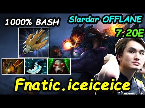 Fnatic iceiceice - [Slardar] OFFLANE 1000% IMBA Bash lord Vs Jabz [Medusa] | Dota2 7.20 Rank
