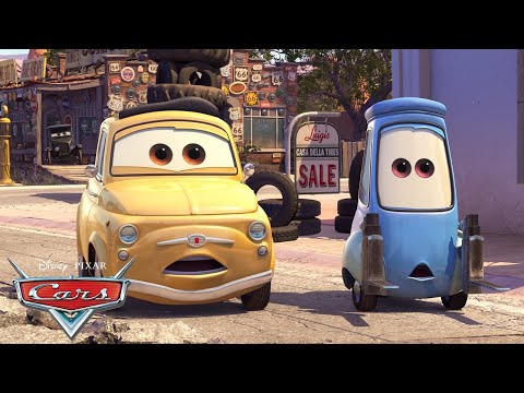 Luigi Meets Lightning McQueen | Pixar Cars | @disneyjr