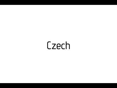 How to pronounce Czech / Czech pronunciation