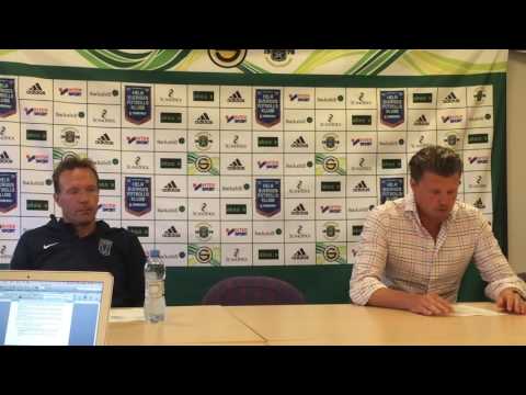 Presskonferens efter Ängelholms FF - IK Sirius (2016-07-30)