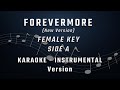 FOREVERMORE (New Version) FEMALE KEY - FULL BAND KARAOKE - INSTRUMENTAL - SIDE A