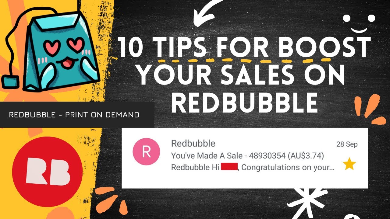 TOP 10 TIPS GET DIALY SALES ON REDBUBBLE