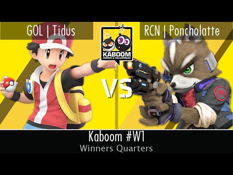 GOL | Tidus (Pokemon Trainer/Joker) vs RCN | Poncholatte (Fox) - Winners Quarters - Kaboom Weslaco #