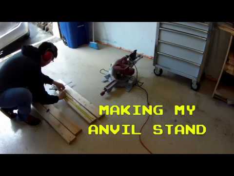 Making A Quick DIY Anvil Stand for My First Railroad Anvil