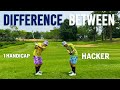 Difference Between a Hacker and 1 Handicap Inside 100 yards