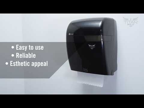 Titan® Bold Smooth-Cut Roll Towel Dispenser - Features