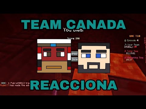 UHC España X Mindcrack: TEAM CANADA reacciona a la muerte del TEAM BAJRATT
