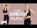 15 MIN Full Body Toning Pilates Workout DAY 1 Challenge No Equipment
