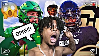 I HAD TO TURN IT OFF SMDH | Colorado Buffaloes vs. Oregon Ducks REACTION