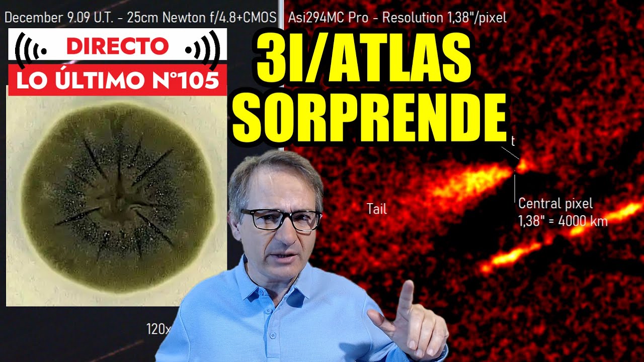 Lo Último 105 🟥  3I/ATLAS PULSOS de RAYOS X | CHERNÓBIL HONGO que COME RADIACIÓN | Y MÁS NOTICIAS
