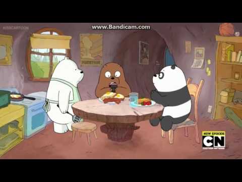 We Bare Bears クリップ。ベアーズが1人のサブスクライバーを獲得 (We Bare Bears clip: Bears earned 1 SUBSCRIBER!)