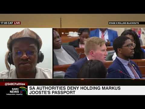 SA's response to German arrest warrant against Markus Jooste: Khaya Sithole