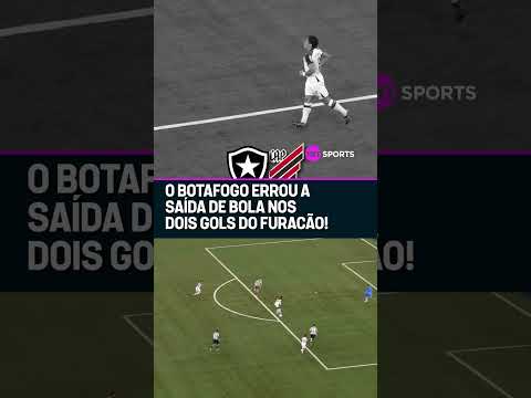 AQUELA SAIDINHA QUE A TORCIDA AMA… BOTAFOGO ERRA SAÍDA DE BOLA DUAS VEZES E CAP APROVEITA #shorts