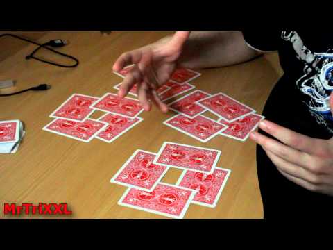 Simple card trick with 16 cards with EXPLANATION - Tricks XXL