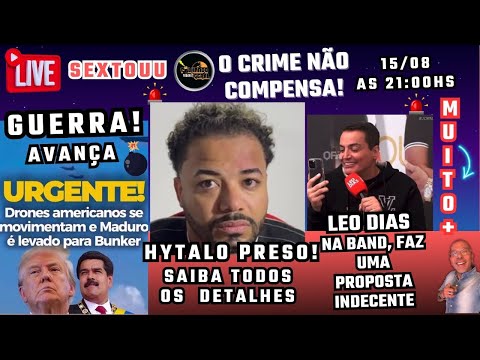 📢🔥 𝐋𝐈𝐕𝐄 𝐃𝐄 𝐒𝐄𝐗𝐓𝐀 • 𝟏𝟓/𝟎𝟖 • 𝟐𝟏:𝟎𝟎 ⏰– "𝐎 𝐂𝐑𝐈𝐌𝐄 𝐍Ã𝐎 𝐂𝐎𝐌𝐏𝐄𝐍𝐒𝐀" ⚖️🚨 – 𝐒𝐄 𝐈𝐍𝐒𝐂𝐑𝐄𝐕𝐀 📲 𝐄 𝐏𝐀𝐑𝐓𝐈𝐂𝐈𝐏𝐄 𝐃𝐎 𝐂𝐇𝐀𝐓 💬