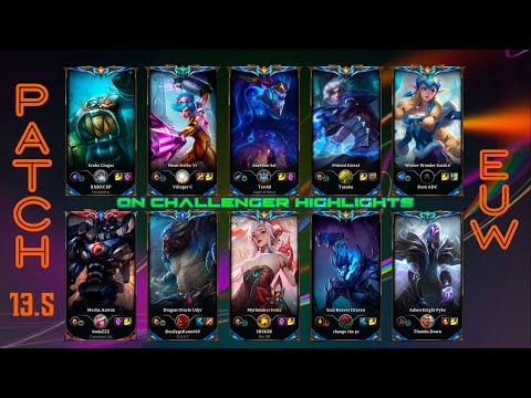 EUW Challenger Match #611 Highlights Patch 13.5 [Papara SuperMassive- Haru,Beşiktaş Akademi - Parus]