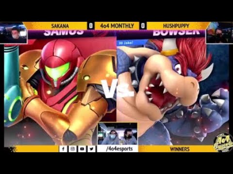 SSBU - 4o4 Smash Monthly 2 - Hushpuppy (Samus) vs Sakana (Bowser) - Winners Round 4