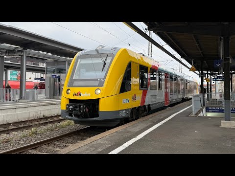 Zugfahrt von Hanau Hbf nach Friedberg (Hess) auf der RB49 (24932) mit einem Lint 41 der BR 2648 