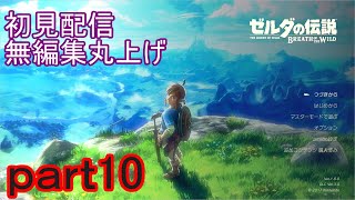 【初見配信】ゼルダの伝説　ブレスオブザワイルド　10日目【無編集丸上げ】