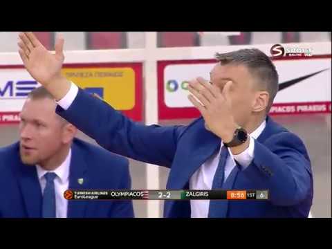 Eurolyga Playoffs Game 2 Olympiacos Žalgiris LT 2018 04 20