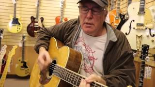 Bill Lynch sings Standing on the Edge of Love at Norman's Rare Guitars