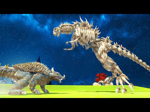 ARBS Anguirus Vs Sekelot Dinosaurs