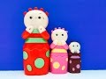 TOMBLIBOOS Rare Stacking Nesting Toy Dolls