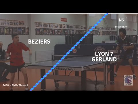 Nationale 3 - Journée 3 - TT Gerland Lyon 7e 1 vs Béziers TT 1