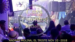 Andres Molina a la Gran final 24 de noviembre, reservaciones 3234281717, hotel nutibara medellin