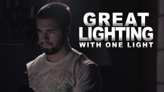 Great Cinematography with Only One Light!