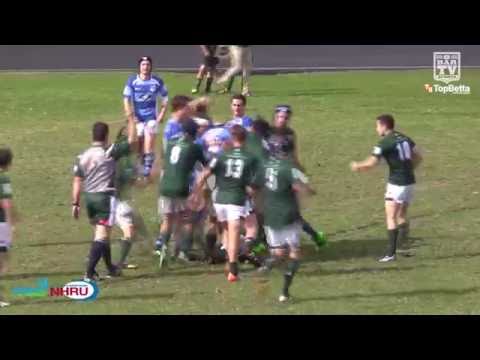 2016 NHRU Round 9 Premier 3 Highlights - Merewether Carlton v Wanderers