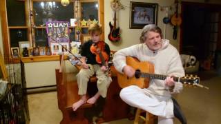 &quot;When Ye Go Away&quot; Waterboys Cover with 10 year old Fiddler