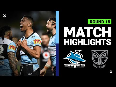 NRL Highlights | Sharks v Warriors | Round 18 2020 | Telstra Premiership | NRL