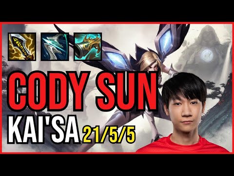 CODY SUN - KAI'SA vs DRAVEN ADC - NA Challenger - Patch 11.5