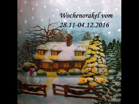 Wochenorakel vom 28.11 - 04.12.2016 -  Lass die Karten sprechen