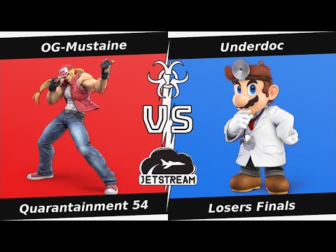 Quarantainment 54 Losers Finals - OG-Mustaine (Terry) Vs. Underdoc (Dr Mario) Smash Ultimate - SSBU
