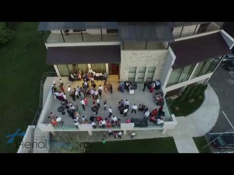 Filmare aeriana cu drona la nunta - Restaurantul Aroma, Cluj