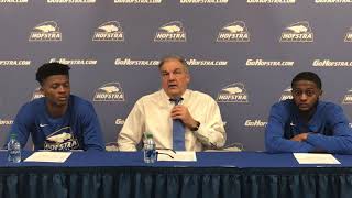 Hofstra Postgame Press Conference vs. Charleston (2/13/20)