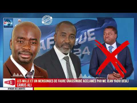 CAMUS ALI: Faure Gnassingbé's thousand and one lies acclaimed by Jean Yaovi Dégli