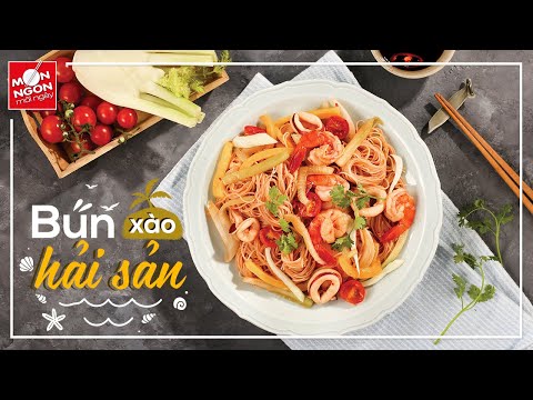 Bún xào hải sản