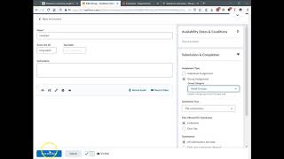 Setting Up Group Assignments in D2L