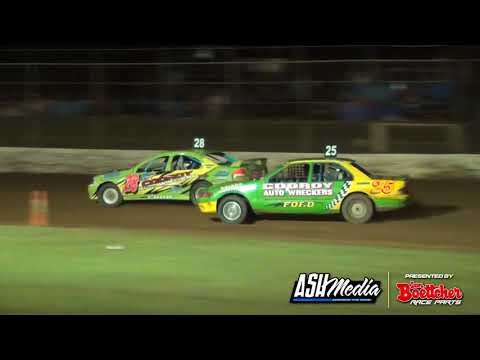 Modified Sedans: 2012/13 Queensland Title - A-Main - Kingaroy Speedway - 06.04.2013