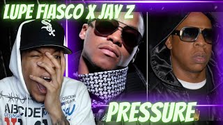 THIS BEAT IS BANANAS!!! LUPE FIASCO x JAY Z - PRESSURE | REACTION