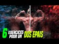 6 EXERCICES POUR AVOIR UN DOS ÉPAIS