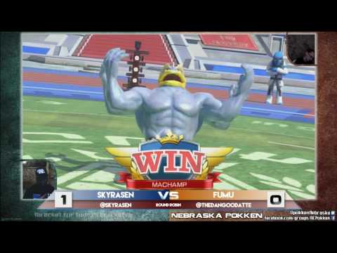 19 SkyRasen (Machamp) vs Fumu (Blaziken) - Pokken at Underground - 7/25/17