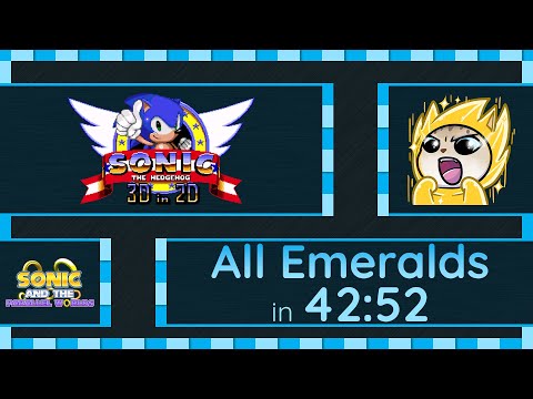 Marathon Speedrun #60 | GDQ Hotfix | Sonic 3D in 2D | Sonic All Emeralds Speedrun in 42:52 [WR]